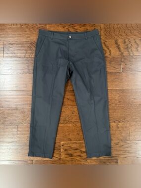 Lululemon Men Commission Pants Classic Mens 34x27 LM5A69S chino stretch Black
